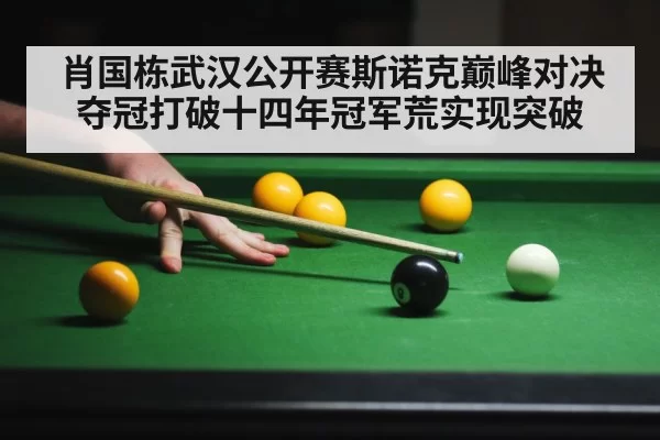 肖国栋武汉公开赛斯诺克巅峰对决夺冠打破十四年冠军荒实现突破
